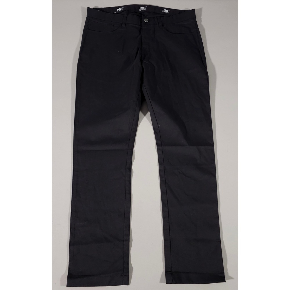 Joseph Abboud JOE Pants Mens 38x32 Black 5 Pkt Hemmed Stretch M279445